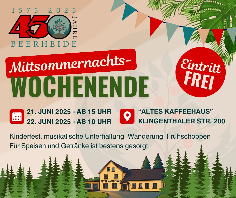 Mittsommernachts-Wochenende Juni 2025